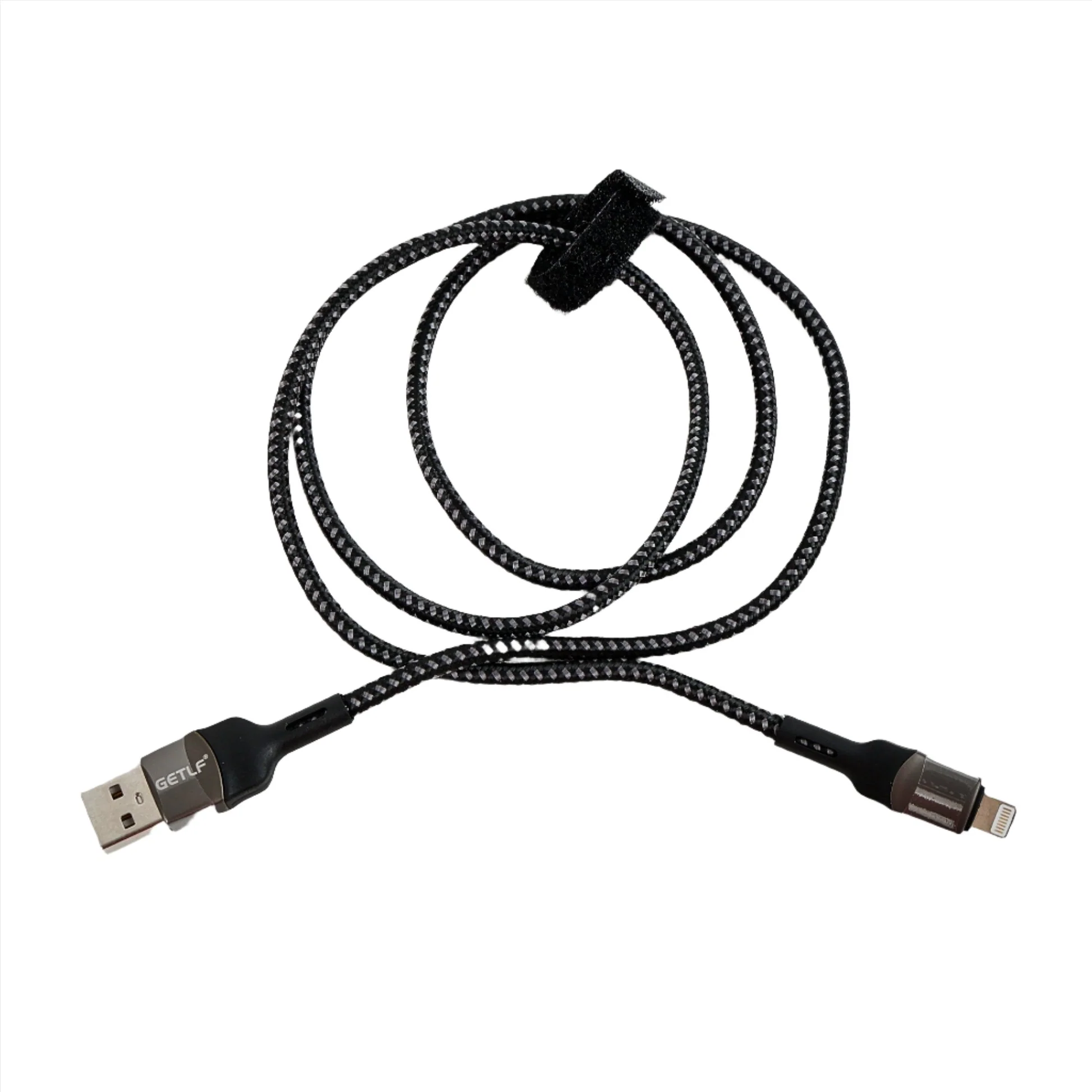 كابل جيتلف USB A إلى لايتنينج - أسود  - Image 2