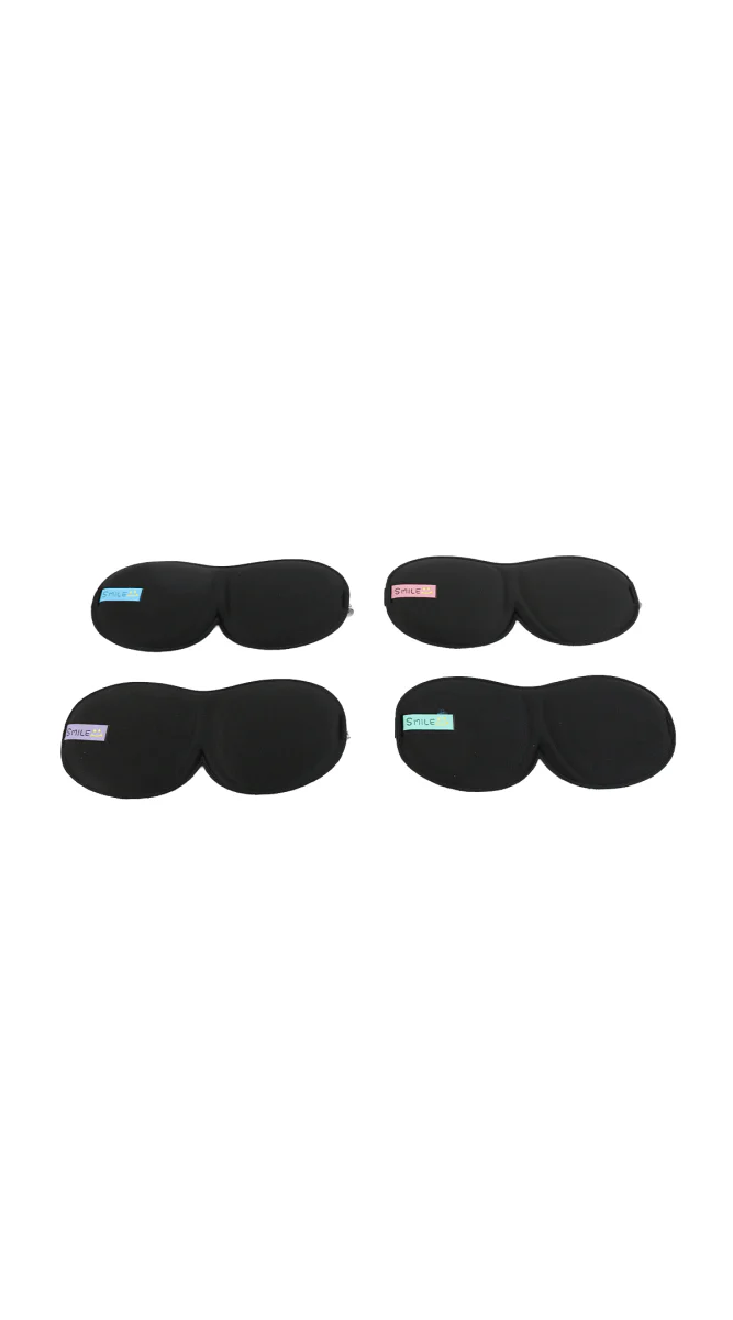 غطاء عيون للنوم أسود 3D - Image 2