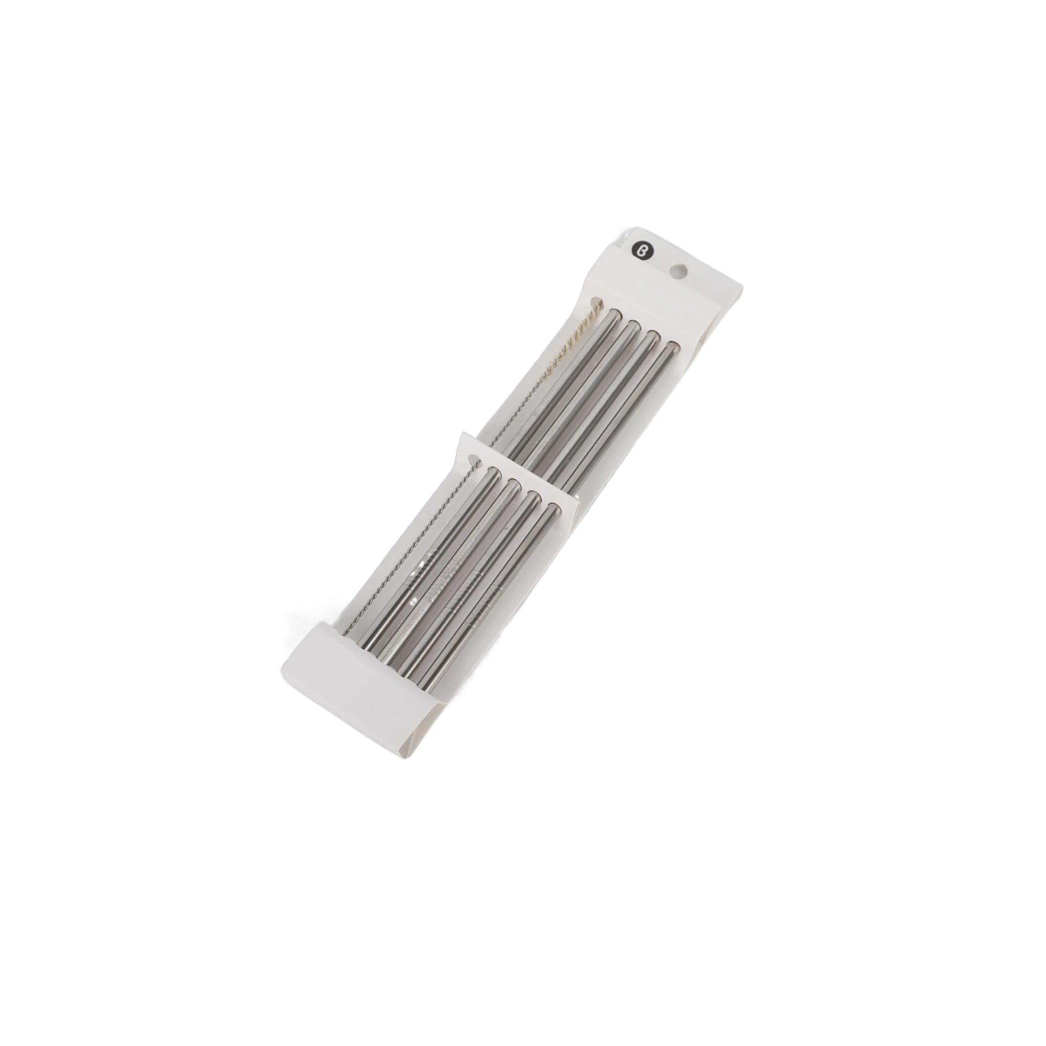 مصاصات معدنية مع فرشاة تنظيف - Image 5
