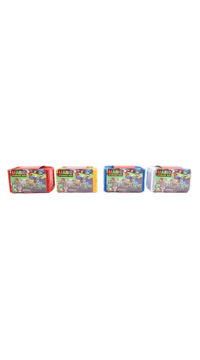 صندوق تخزين ماريو مع سيارة سباق - Image 2
