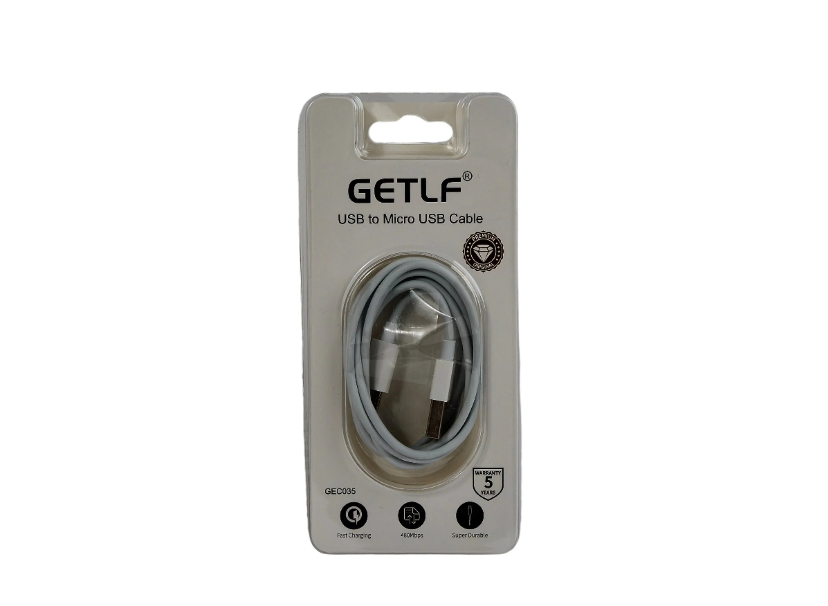 كابل USB إلى Micro USB، أبيض، GEC035.


 - Image 3