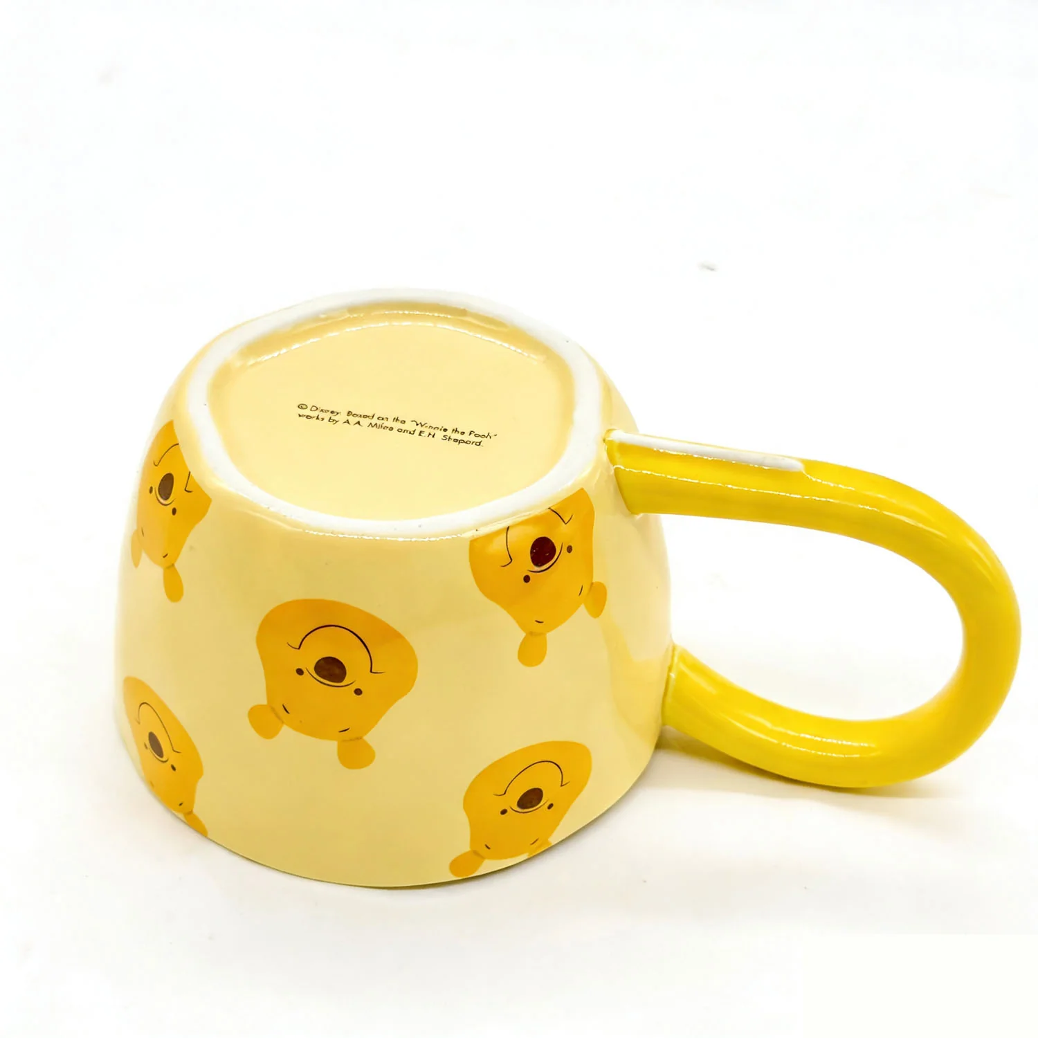 كوب سيراميك Winnie the Pooh أصفر للأطفال - Image 4