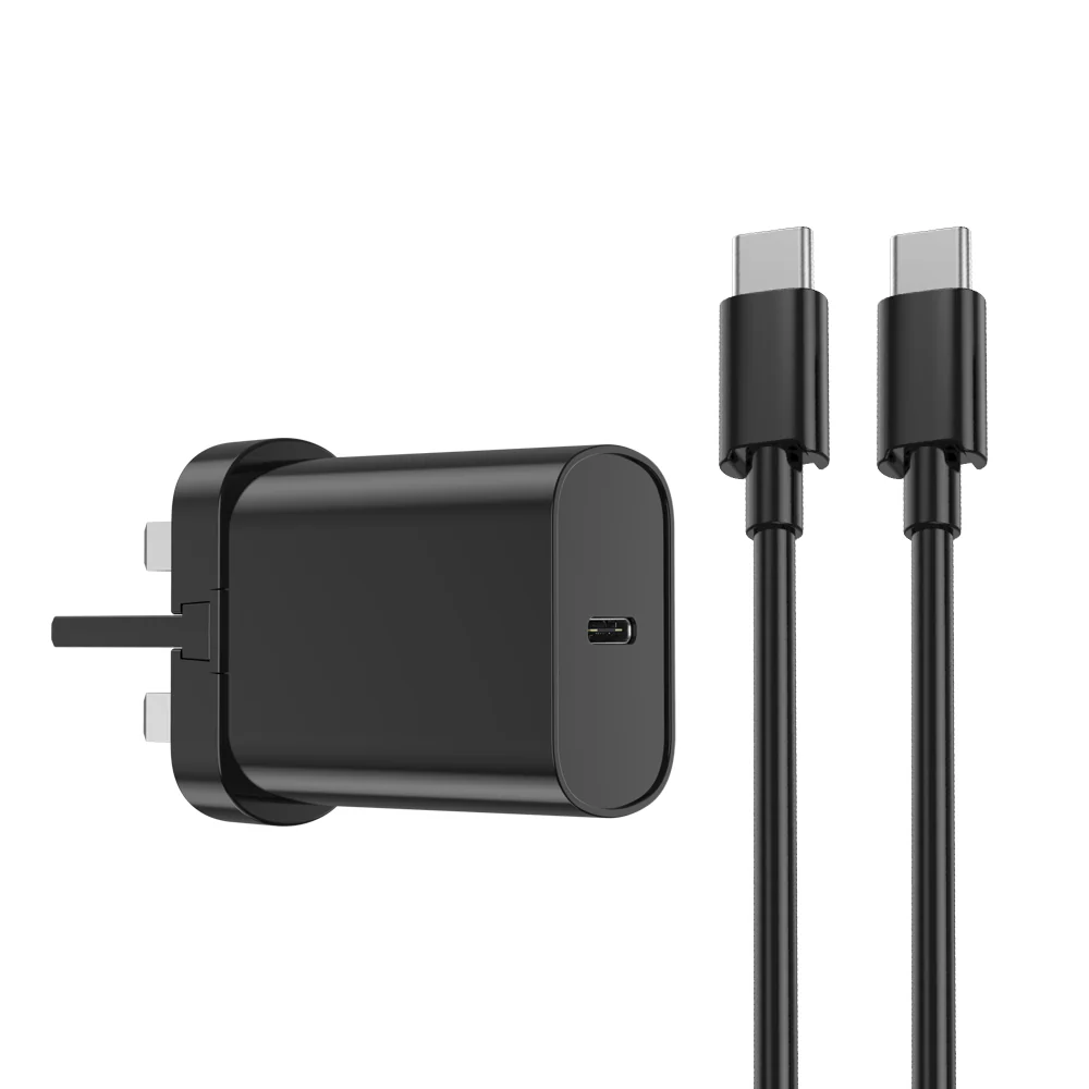 شاحن USB-C سريع 65 واط مع كابلين