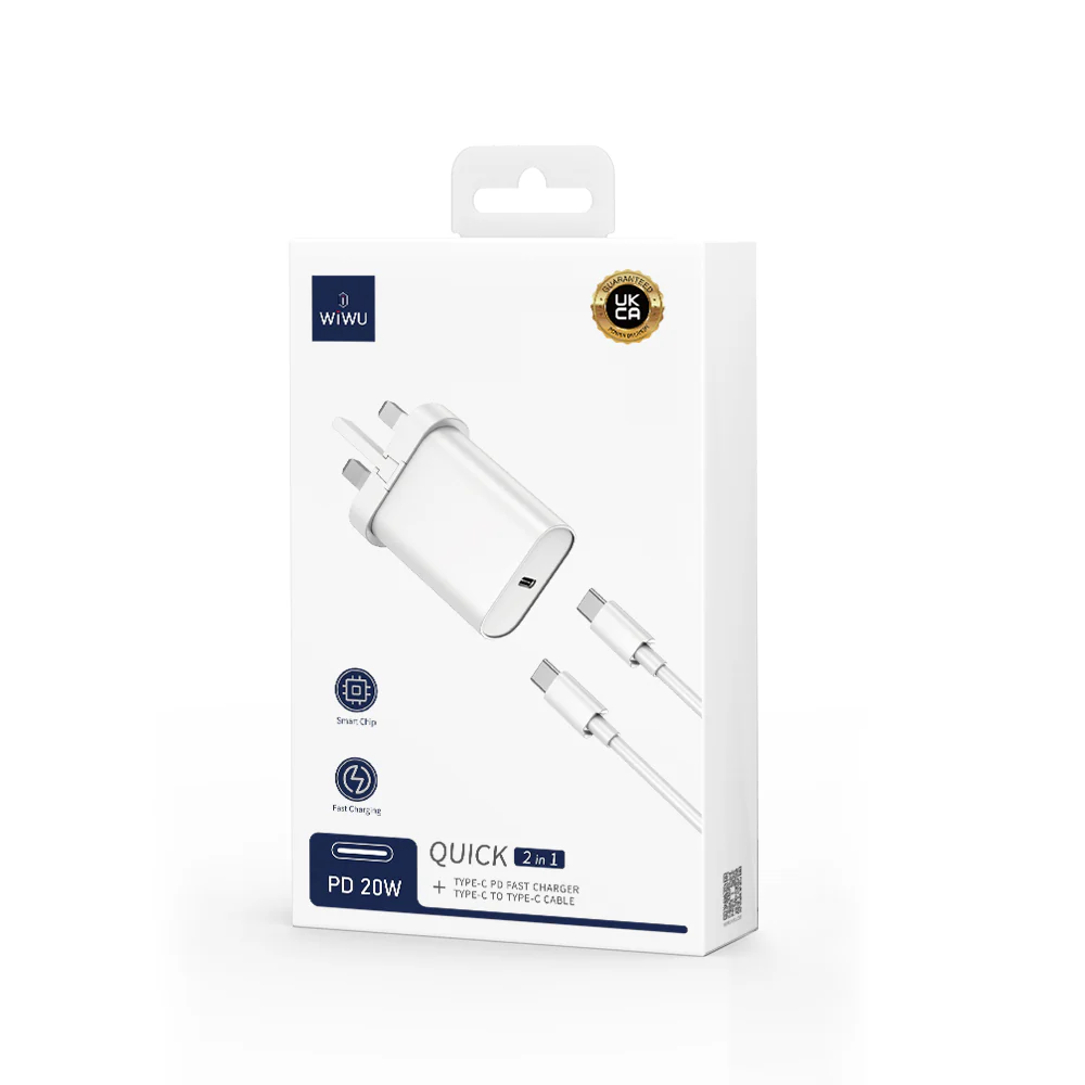 شاحن USB-C سريع 65 واط مع كابلين - Image 11