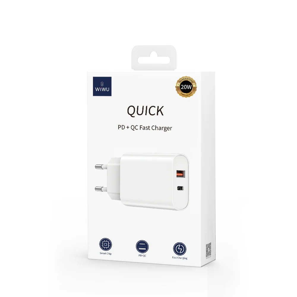 شاحن USB-C سريع 20W أبيض - Image 10