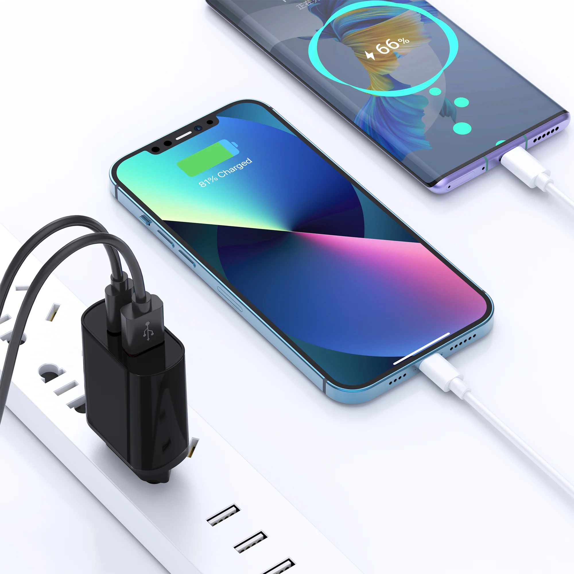 شاحن USB-C سريع 20W أبيض - Image 8
